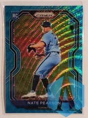 2021 Panini Prizm Tier II Teal Wave Prizm Nate Pearson #181 Rookie RC
